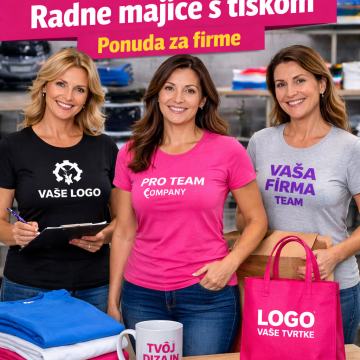 Radne majice s tiskom – ponuda za firme