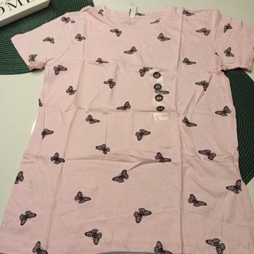 ROZA MAJICA NA LEPTIRIĆE VEL. XS - NOVO