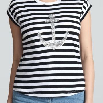 SINSAY MAJICA NA PRUGE VEL M - NOVO