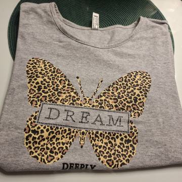 SIVA MAJICA NA TIGRASTOG LEPTIRA vel. L - NOVO