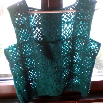 MAJICA ,TOPIĆ, TORBICA-rucni rad-Vintage