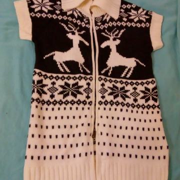 Nova topla bijela duga tunika samo 8€!!!