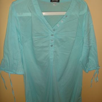 TUNIKA 46 48 3/4 RUKAVI V IZREZ