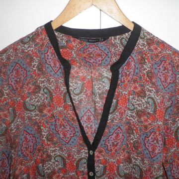 ZARA - ŽENSKA LAGANA PAMUČNA MAJICA / TUNIKA 40 M