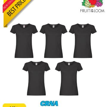 Ženska Kratka Majica 5 komada Crne boje *Besplatna DOSTAVA *