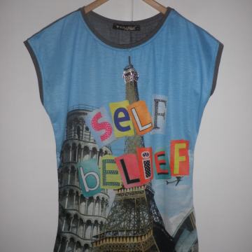 ŽENSKA LAGANA PAMUČNA MAJICA / TUNIKA 42 L