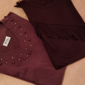 Ženske majice smeđe ili haljina za plažu,tunika