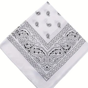 BIJELA PAMUČNA MARAMA - NOVO