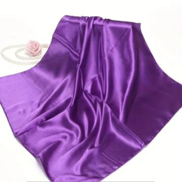 LJUBIČASTA SATENSKA MARAMA - NOVO