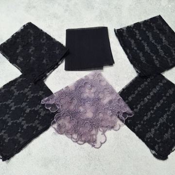 LOT ukrasnih maramica, ukrasna kragna i šal dimenzija 130x32cm