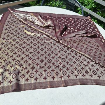 Šal-marama Louis Vuitton monogram shine