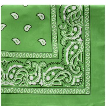 SVIJETLO ZELENA PAMUČNA MARAMA - NOVO