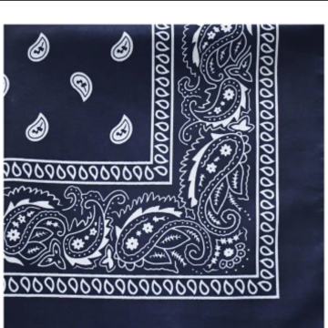 TAMNO PLAVA PAMUČNA MARAMA - NOVO