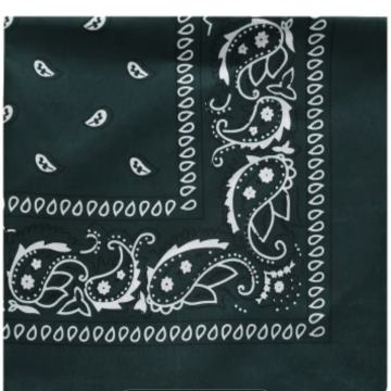 TAMNO ZELENA PAMUČNA MARAMA - NOVO