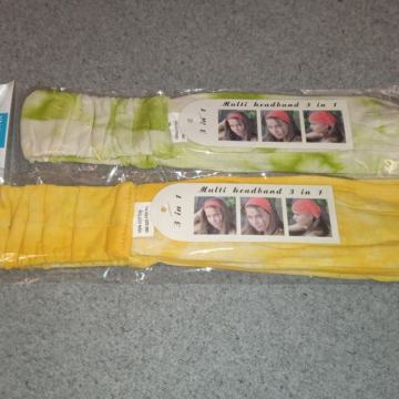 Traka,marama za glavu 3 u 1 (lot 2 komada)