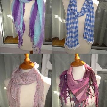 Ženske marame šarene, razne, 4 kom.