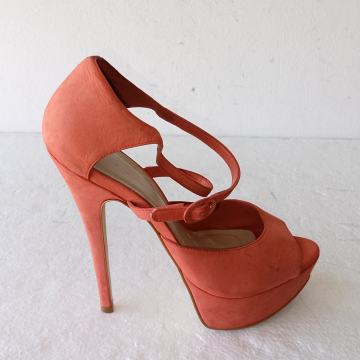 ALDO sandale na štiklu i prednji plato, prava koža/ vel. 41