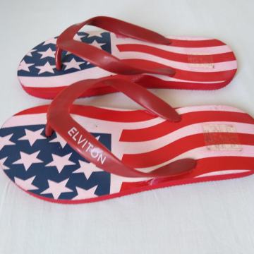 Ženske japanke Elviton američka zastava USA Natikače