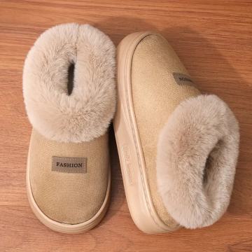Ženske udobne papuče od flisa s plišanom podstavom