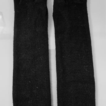 Duge crne vunene rukavice NENOŠENE