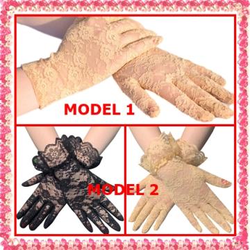 SEXY ČIPKASTE ELASTIČNE ELEGANTNE DAMSKE RUKAVICE CVJETIĆ