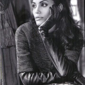 NOVO Kožne rukavice preko lakta