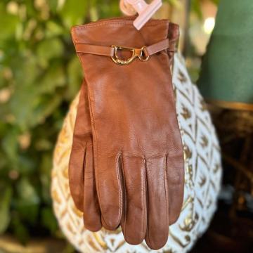 Kožne rukavice Ralph Lauren, nove, podstavljene mekim flanelom.