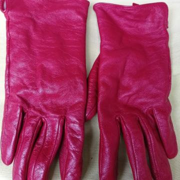 RUKAVICE -vel.8-crvene-koža