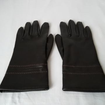 Ženske smeđe kožne rukavice