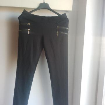 Svečane crne ženske tajice S