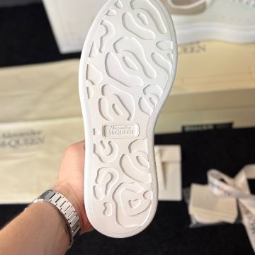 Alexander Mcqueen White Beige