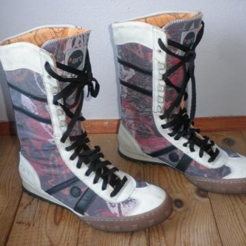 ART - ŽENSKE VISOKE KOŽNE TENISICE 41