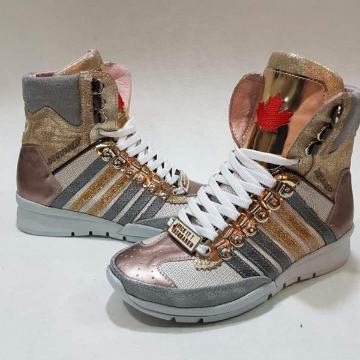 Dsquared2 Ženske Kožne Tenisice