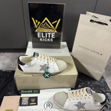 Golden Goose Superstar Crystal Black Silver