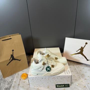 Jordan 4 White Gold