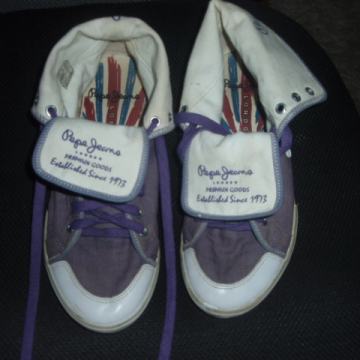 Pepe jeans tenisice visoke ljubičaste vl.40