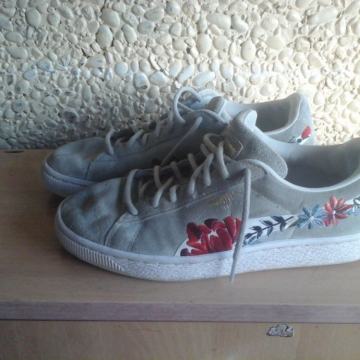 Puma br.37.5 kožne kvalitetne udobne teni odsice s uzorkom