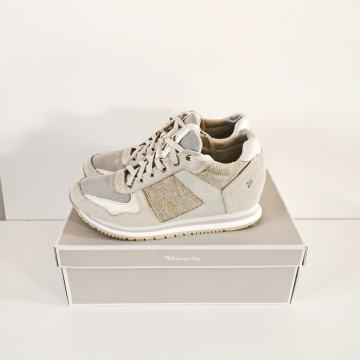 Sivobež - srebrne kvalitetne tenisice GIOSEPPO broj 40 - povišene