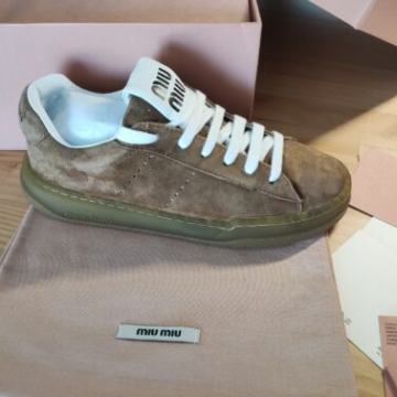 Tenisice, Miu Miu Skechers cipele, koža