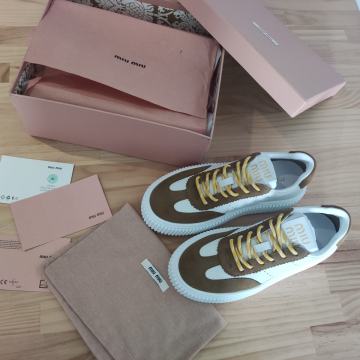 Tenisice, Miu Miu Skechers cipele, koža