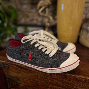 Tenisice Polo Ralph Lauren u sivoj traper boji