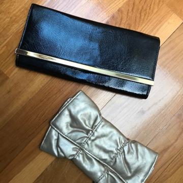 Accessorize lot torbica crna i zlatna