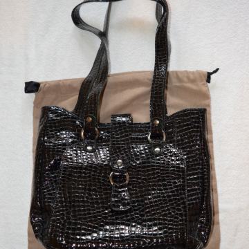 Alpina kožna lak torba