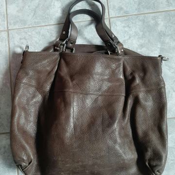 Američka "Fairmount" torba od prave kože+antilop smeđa torba GRATIS!