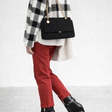 Antilop crna kožna torba