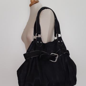 BOSS Hugo Boss Original kožna nubuk torba