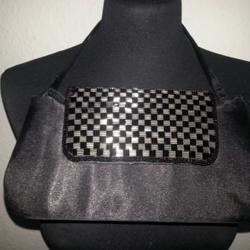Crna clutch svečana torbica