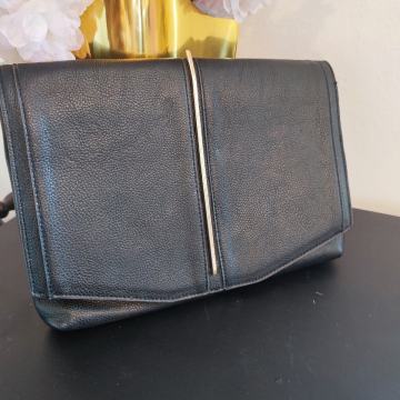 Crna ženska preklop torba