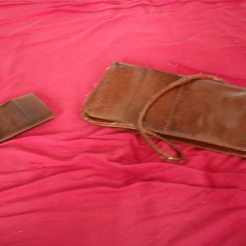 Damska torba i novčanik od zmijske kože