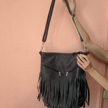 Dizajnerska kožna torba s etsya-nije nošena